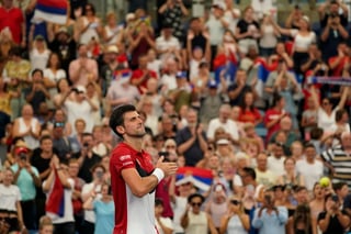 El tenista serbio le dio la vuelta al marcador para meterse a la antesala de la disputa por el título en Australia. (EFE)