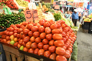 Los precios del tomate bola se vendieron en tiendas de autoservicio del centro del país durante la semana pasada en hasta 49.90 pesos el kilo, de acuerdo con la Procuraduría Federal del Consumidor (Profeco). (ARCHIVO)