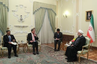 El jefe de la diplomacia paquistaní se entrevistó también el domingo por la noche con el presidente iraní. (EFE) 