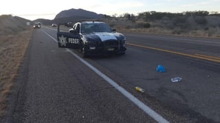 Dos elementos de la Guardia Nacional (GN) fueron abatidos a balazos en el kilómetro 13 de la carretera que conduce de Aldama a Ojinaga, en el estado de Chihuahua. (EL UNIVERSAL)