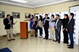 Jesús Alejandro Salas tomó protesta ayer como nuevo presidente de los jóvenes de la Coparmex.