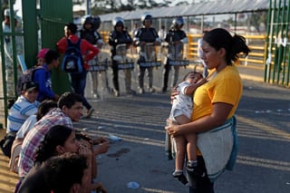 En las próximas horas llegará un grupo de unos mil y 2 mil migrantes de Centroamérica. (AGENCIAS) 