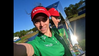  Gaby López conquistó este lunes su segundo título en la LPGA Tour. (ESPECIAL)