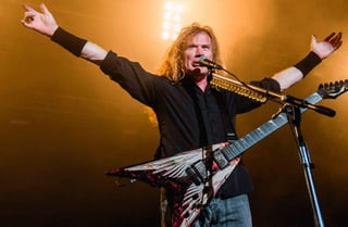 A través de las redes sociales, Dave Mustaine anunció que se encuentra de regreso para volver a los escenarios con Megadeth. La banda de thrash subió una foto de su líder con un gorro y una mano cerrada con la descripción de 'He vuelto'. (ESPECIAL)