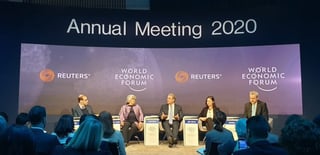 Reconocen ministros de economía en Davos que las tres grandes latinoamericanas están en un bache económico. (CORTESÍA) 