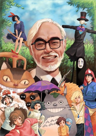 Inspiración. Hayao Miyazaki cofundador de studios Ghibli en la década de los 80 junto a Isao Takahata, cuyos animé estarán disponibles en la plataforma de Netflix. (ESPECIAL)