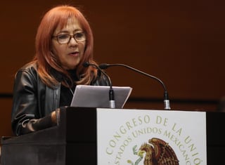 La titular de la Comisión Nacional de los Derechos Humanos (CNDH), Rosario Piedra. (ESPECIAL)