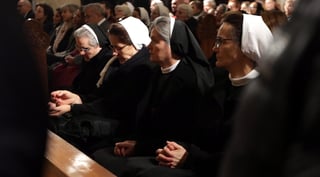 La Iglesia católica ha visto una persistente caída en el número de monjas. (ARCHIVO) 