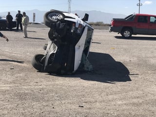 Los hechos ocurrieron cerca de las 12:45 horas sobre la carretera a Jiménez, Chihuahua. (EL SIGLO DE TORREÓN)