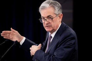 Descarta que la Reserva Federal a cargo de Jerome Powell vaya a incrementar las tasas de interés. (ARCHIVO) 