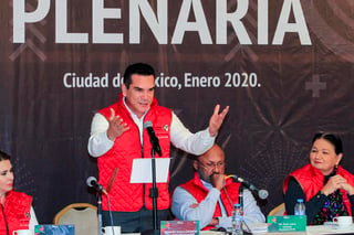  El presidente nacional del Partido Revolucionario Institucional (PRI), Alejandro Moreno Cárdenas, exhortó a los diputados de este instituto político a no permitir que sus opositores los liguen con actos de corrupción. (NOTIMEX)