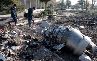 El derribo del avión ucraniano, provocado por error en Teherán, produjo la muerte de 176 pasajeros. (AGENCIAS) 