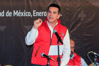 El líder nacional del Partido Revolucionario Institucional (PRI), Alejandro Moreno, rechazó la invitación de Morena a reunirse para acordar una reducción al financiamiento de los partidos. (ARCHIVO)