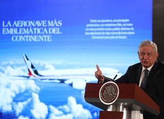 López Obrador reiteró que el avión presidencial se rifará si esta semana no surge un comprador. (ARCHIVO)
