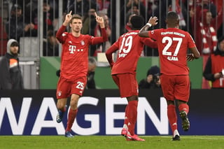 Bayern Munich se impuso 4-3 al Hoffenheim, y avanzó a los cuartos de final de la Copa de Alemania. (EFE)