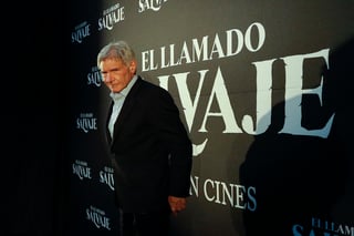 De promoción. El actor Harrison Ford presenta su más reciente película El llamado salvaje. (AP)