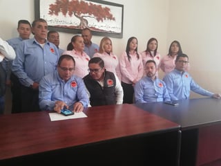 Cristhian Salazar Mercado, secretario general de la Confederación Autónoma de Trabajadores y Empleados de México (CATEM) en Durango. (EL SIGLO TORREÓN)