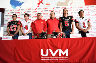 La presentación fue a través del coordinador deportivo de la UVM Torreón, Luis Fernando Charara. (JESÚS GALINDO) 
