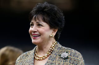 Gayle Benson, propietaria de los Santos de Nueva Orleáns. (AP)