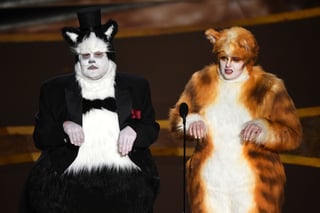 No les parece. Los artistas de efectos visuales critican a los Oscar por el chiste de Cats en la pasada entrega de premios. (AP)