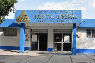 El hombre fue trasladado a las instalaciones del Hospital General de la ciudad de Gómez Palacio para su atención médica. (EL SIGLO DE TORREÓN)