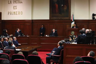 La propuesta fue presentada por la Corte ante Senadores y el presidente López Obrador. (ARCHIVO)
