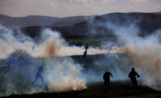 Las autoridades de Israel anunciaron que no permitirían movimientos libres por dos misiles lanzados del lado palestino. (EFE) 