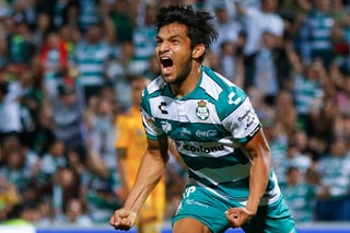 Aguirre convirtió su primeros goles como jugador del máximo circuito mexicano, además de llevarse su primer doblete en el Clausura 2020. (ARCHIVO)