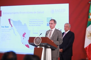 Hugo López-Gatell, subsecretario de Prevención y Promoción de la Salud, informó que la Secretaría de Salud está solicitando personal médico para unidades rurales. (NOTIMEX)