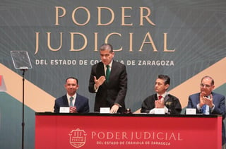 El gobernador de Coahuila destacó la fortaleza del Poder Judicial.
