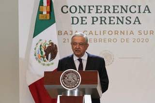 'Vamos a construir una termoeléctrica en Baja California Sur, ya se autorizaron los fondos y se va a generar energía eléctrica con gas natural', indicó el presidente de México. (NOTIMEX)