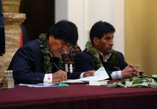Cocarico fue arrestado en la mañana hora local por la Policía Bolivia en plena calle, en virtud de una orden de aprehensión por no haber comparecido a declarar. (ARCHIVO)