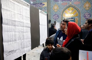 El recuento de votos en la circunscripción de Teherán es probable que no termine hasta el domingo. (EFE) 