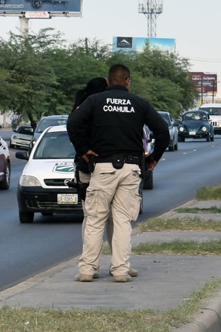 Agentes de Fuerza Coahuila realizó la detención de la persona.