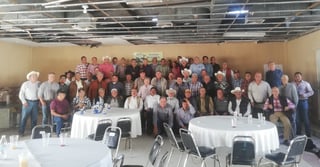 Integrantes de la Federación Agronómica de La Laguna celebraron el Día Nacional del Agrónomo. (BEATRIZ A. SILVA)