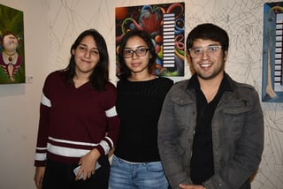Patricia Marín, Daniela Cázares y Jonathan Mares.