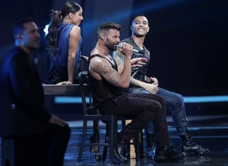 Presentación. Ricky Martin canta en el Festival Internacional de la Canción de Viña del Mar en Chile.