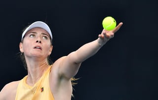 Sharápova, de 32 años y ganadora de cinco Grand Slams, anunció hoy su retirada en un artículo publicado por las revistas Vogue y Vanity Fair. (ARCHIVO)