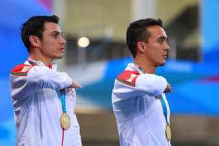 La mancuerna mexicana, campeones en los Juegos Panamericanos de Lima, mantuvo una férrea competencia con la pareja rusa, la británica y la canadiense por los puestos de medallas. (ARCHIVO)