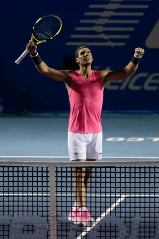Rafael Nadal no tuvo problemas para derrotar 6-3, 6-2 a Grigor Dimitrov e instalarse en la final del Abierto de Acapulco. (ap)
