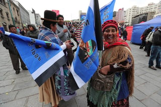 El partido Movimiento Al Socialismo (MAS), afín al expresidente Evo Morales, registró una intención de voto para las elecciones presidenciales del 29.2 por ciento. (ARCHIVO) 