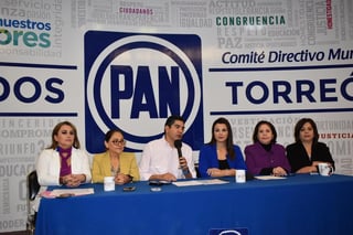 El Partido Acción Nacional (PAN) en Coahuila criticó la actitud del presidente Andrés Manuel López Obrador por su postura mostrada ante el paro de labores de mujeres del próximo lunes 9 de marzo, afirmaron dirigentes y militantes que se trata de un acto de “insensibilidad”. (ROBERTO ITURRIAGA)