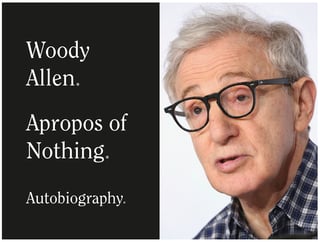 No saldrá libro. La editorial Hachette cancela la publicación de las memorias del cineasta Woody Allen. (AP)
