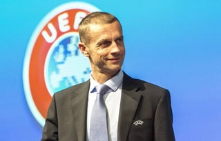 El presidente de la UEFA, el esloveno Aleksander Ceferin. (ARCHIVO) 