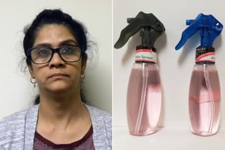 La policía investiga el caso y pide a las personas que compraron el gel, regresar las botellas. (INTERNET)