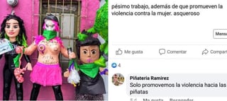 Material compartido en Facebook por la página de Piñatería Ramirez (CAPTURA) 
