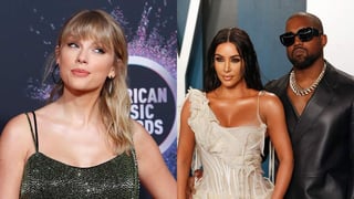 Fanáticos de Taylor Swift han arremetido contra Kanye West y su esposa Kim Kardashian, tras filtrarse en redes sociales un video del rapero que comprueba que nunca pidió la autorización de la cantante para expresarse mal de ella en su controversial canción de 2016, Famous. (ARCHIVO)