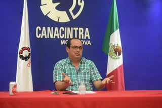 Rolando Rivero Ceballos presidente de la Cámara Nacional del Industria de la Transformación (Canacintra) de Monclova. (EL SIGLO COAHUILA)