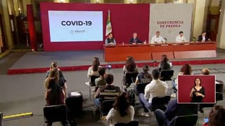 Las autoridades de Salud presentaron las cifras actualizadas del coronavirus en México. (ESPECIAL)