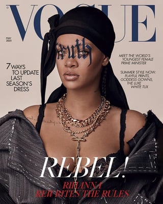 Imagen. Rihanna será la portada de la revista Vogue, donde realizó sorprendentes declaraciones. (ESPECIAL)